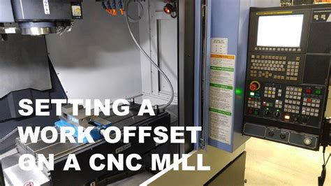 how to find part offsets cnc machine|how to set offset cnc.